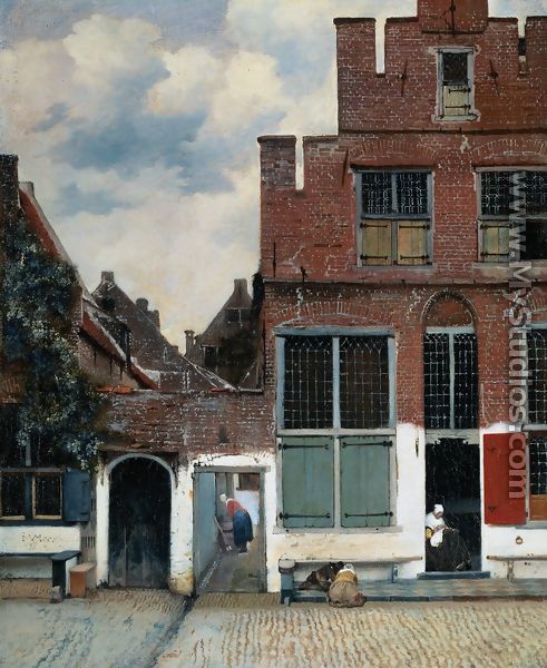 The Little Street (or Het Straatje) - Jan Vermeer Van Delft
