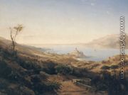 A View of Castello Malcesine, Lake Garda, Italy - Johann-Hermann Carmiencke