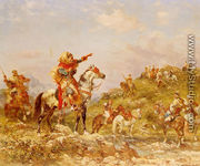 Arab Warriors on Horseback - Georges Washington