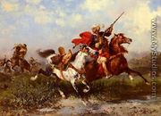 Combats De Cavaliers Arabes (Battle of the Arab Cavaliers) - Georges Washington