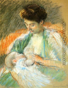 Mother Rose Nursing Her Child - Mary Cassatt