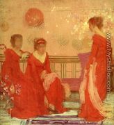 Harmony in Flesh Colour and Red - James Abbott McNeill Whistler