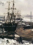 The Thames in Ice - James Abbott McNeill Whistler