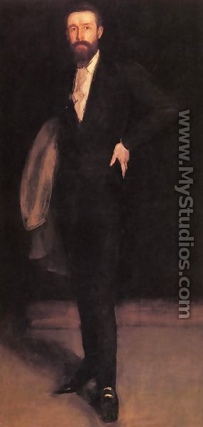 Arrangement in Black: Portrait of F.R. Leyland - James Abbott McNeill Whistler