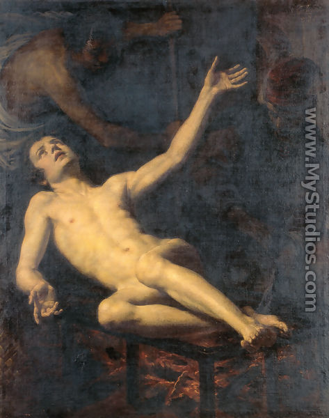 The Martyrdom of Saint Lawrence - Jacopo Vignali