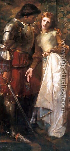 Ophelia and Laertes (or Ophelia here is Rosemary) - William Gorman Wills
