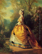 The Empress Eugenie a la Marie-Antoinette - Franz Xavier Winterhalter