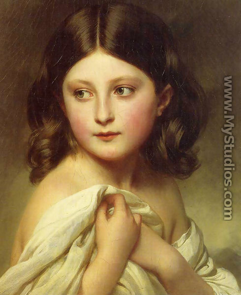 A Young Girl called Princess Charlotte - Franz Xavier Winterhalter