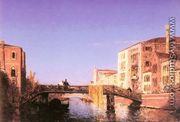 Le Pont de bois a Venise - Felix Ziem