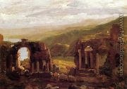 The Ruins of Taormina (sketch) - Thomas Cole