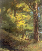 Deux Chevre Uils Dans la Forêt (Two Goats in the Forest) - Gustave Courbet