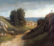 Paysage Guyere - Gustave Courbet