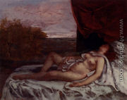 Femme Nue Endormie - Gustave Courbet