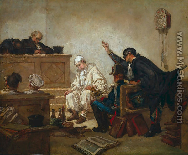 Pierrot in Criminal Court - Thomas Couture