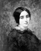 Portrait of Zelie Courbet - Thomas Couture