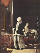 Young woman in the morning - Frans van Mieris