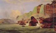 Niagara Falls with a View of Clifton House - Jasper Francis Cropsey