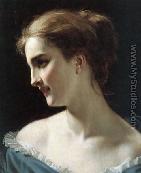 A portrait of a Woman - Hugues Merle