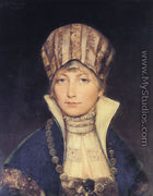 Portrait of a Woman in a bonnet - Wilhelm Menzler