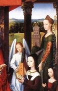 The Donne Triptych [detail: 4, central panel] - Hans Memling