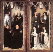 St John Altarpiece [detail: 10, closed] - Hans Memling