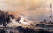 Ship off a Stormy Coast - Mauritz F. H. de Haas