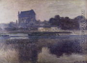 The Church Of Vernon In The Mist - Claude Oscar Monet