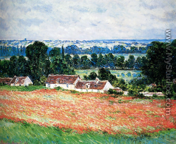 Field Of Poppies, Giverny - Claude Oscar Monet