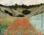 Poppy Field In A Hollow Near Giverny - Claude Oscar Monet