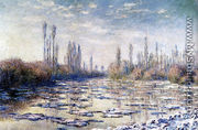 Floating Ice Near Vetheuil - Claude Oscar Monet