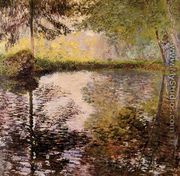 Pond at Montgeron - Claude Oscar Monet