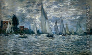 The Boats: Regatta At Argenteuil - Claude Oscar Monet