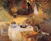 The Luncheon (Monet's Garden At Argenteuil) - Claude Oscar Monet