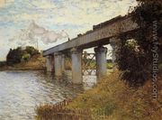 The Railway Bridge At Argenteuil - Claude Oscar Monet