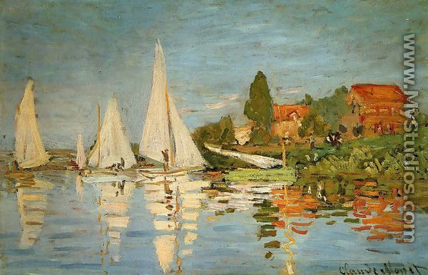 Regatta At Argenteuil - Claude Oscar Monet