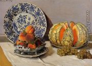 Still Life With Melon - Claude Oscar Monet