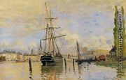 The Seine At Rouen - Claude Oscar Monet
