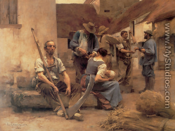 La Paye des moissonneurs (Paying the Harvesters) - Léon-Augustin L
