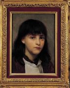 Portrait of a Young Girl - Edwin Harris