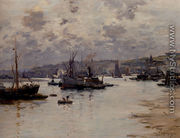 Rochester Harbour, Kent - Fernand Marie Eugene Legout-Gerard