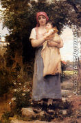 A Mother Holding Her Child - Georges Laugee
