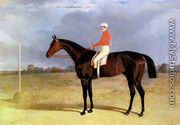 A Dark Bay Racehorse with Patrick Connolly Up - John Frederick Herring Snr