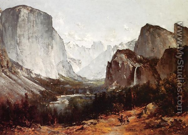 A View of Yosemite Valley - Thomas Hill