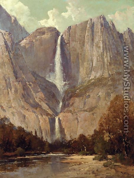 Bridle Veil Fall, Yosemite - Thomas Hill