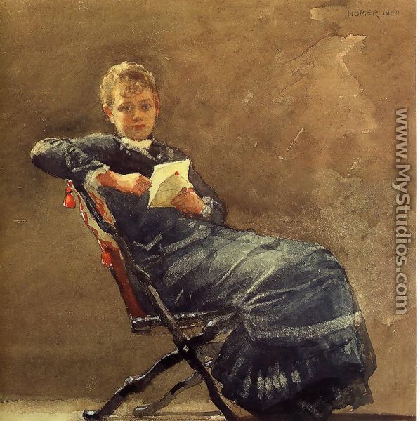 Girl Seated - Winslow Homer