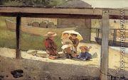 In Charge of Baby - Winslow Homer