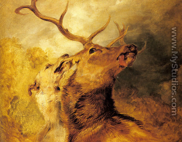 Stag and Hound - Sir Edwin Henry Landseer