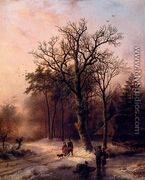 Forest In Winter - Barend Cornelis Koekkoek
