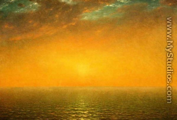 Sunset on the Sea - John Frederick Kensett