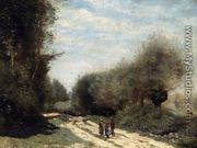Crecy-en-Brie - Road in the Country - Jean-Baptiste-Camille Corot